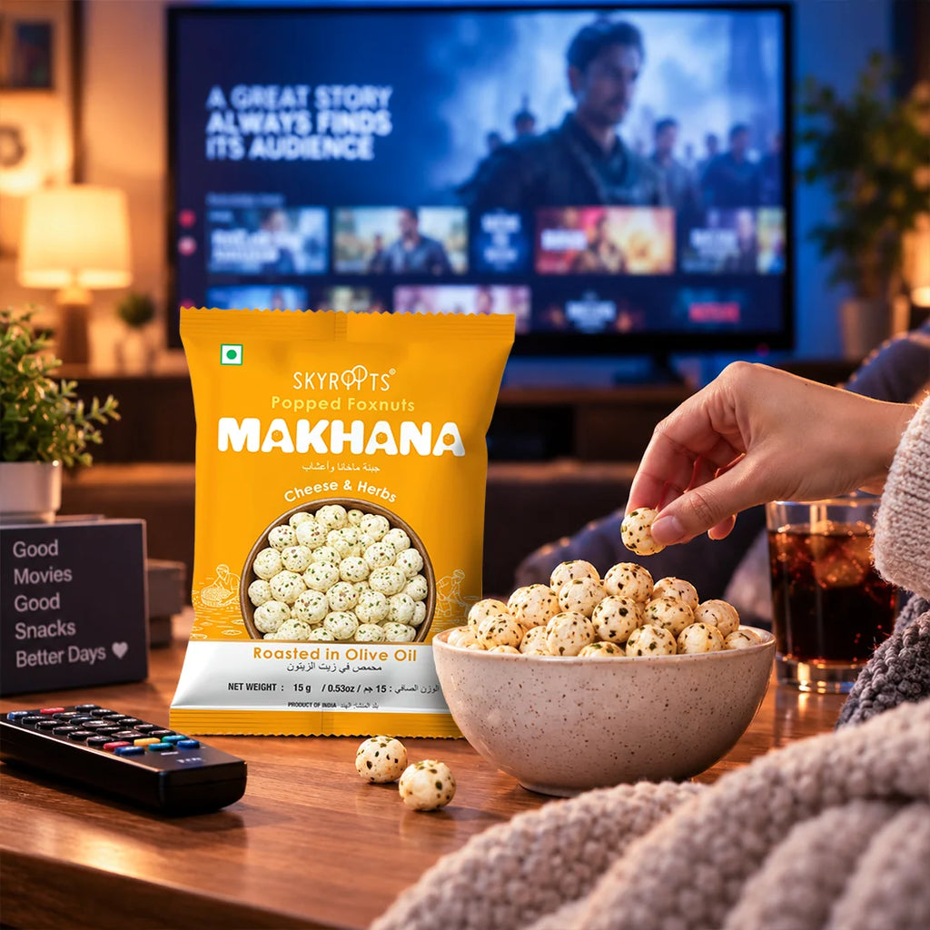 Makhana Cheese & Herbs 60 g (15g x 4 Packs)