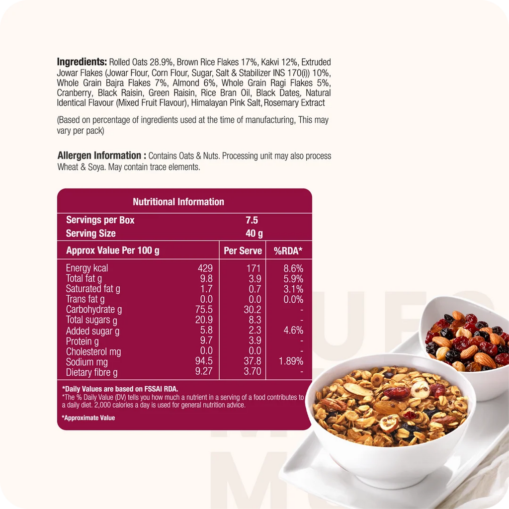 Fruit and Nuts Muesli 300gm