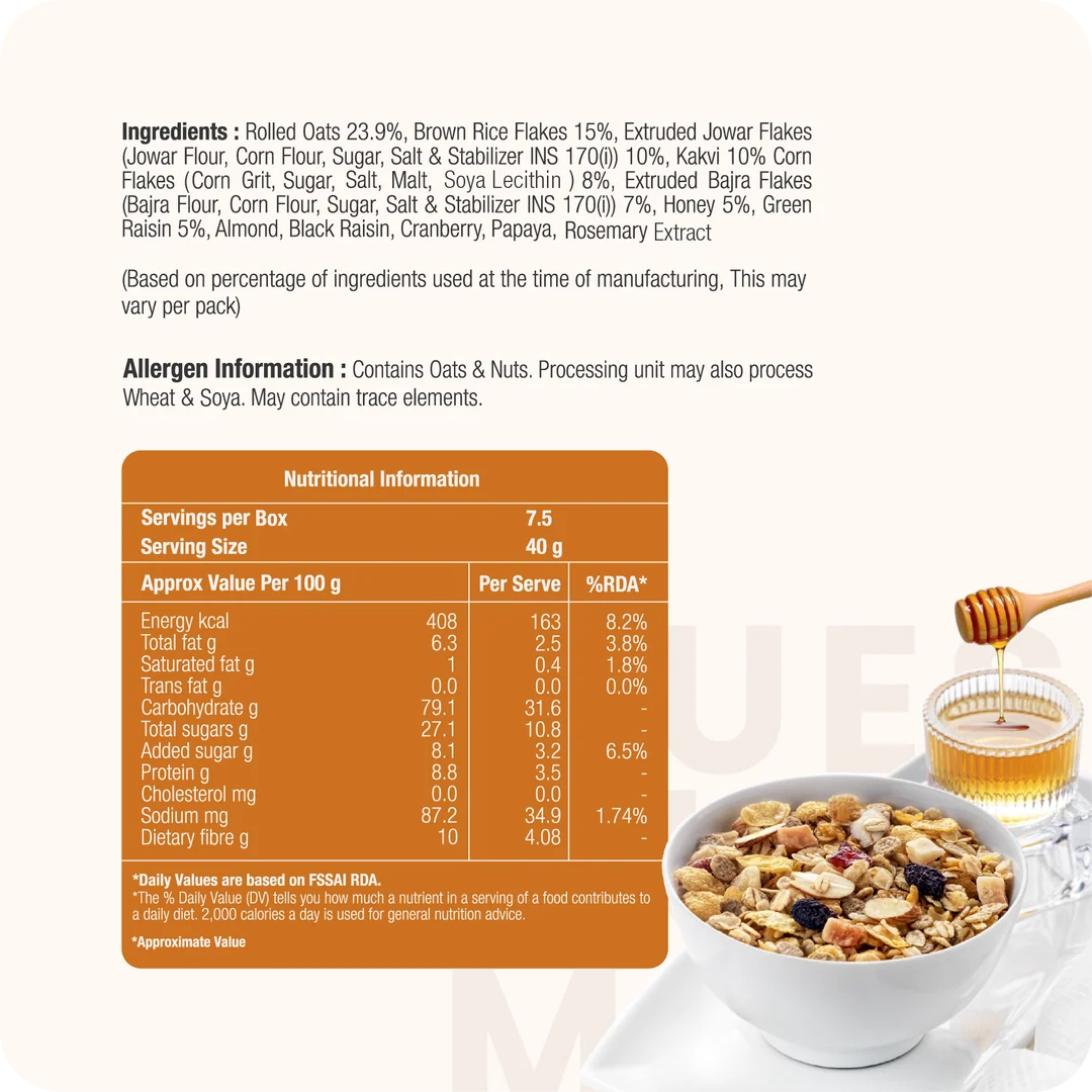 Honey & Nuts Muesli 300gm