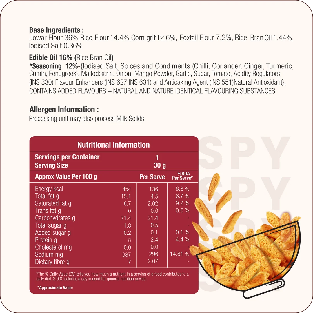 Millet Crispy Magic Masala 300 g (30g x 10 Packs)