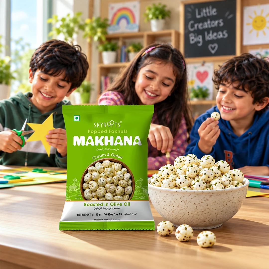 Makhana Sour Cream & Onion 60 g (15g x 4 Packs)