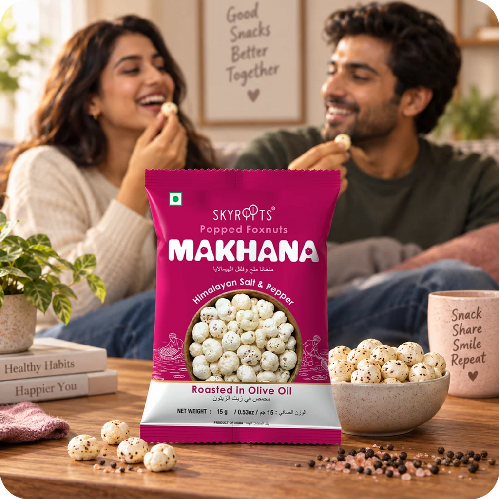 Makhana Himalayan Salt & Paper 60 g (15g x 4 Packs)