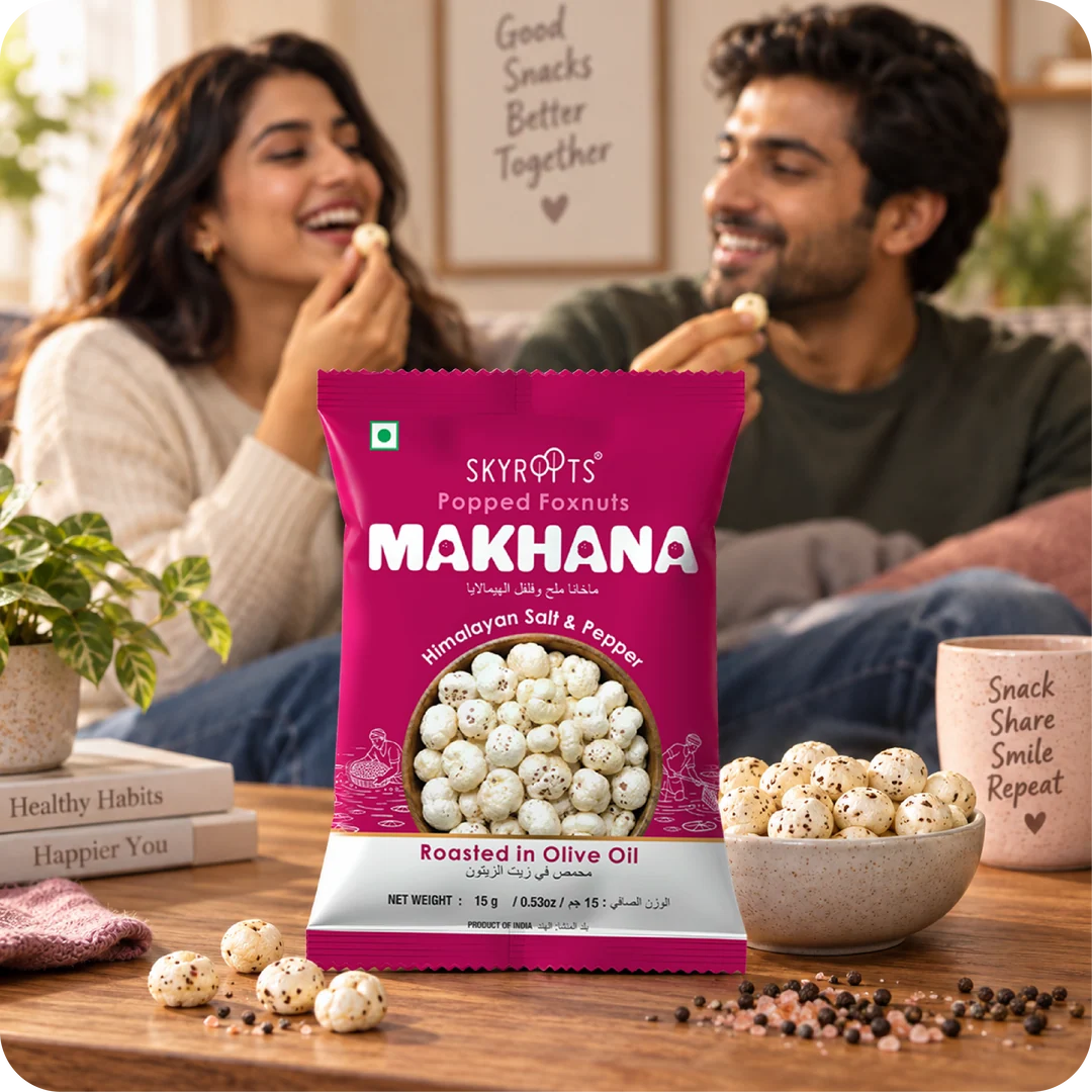 Makhana Himalayan Salt & Paper 60 g (15g x 4 Packs)