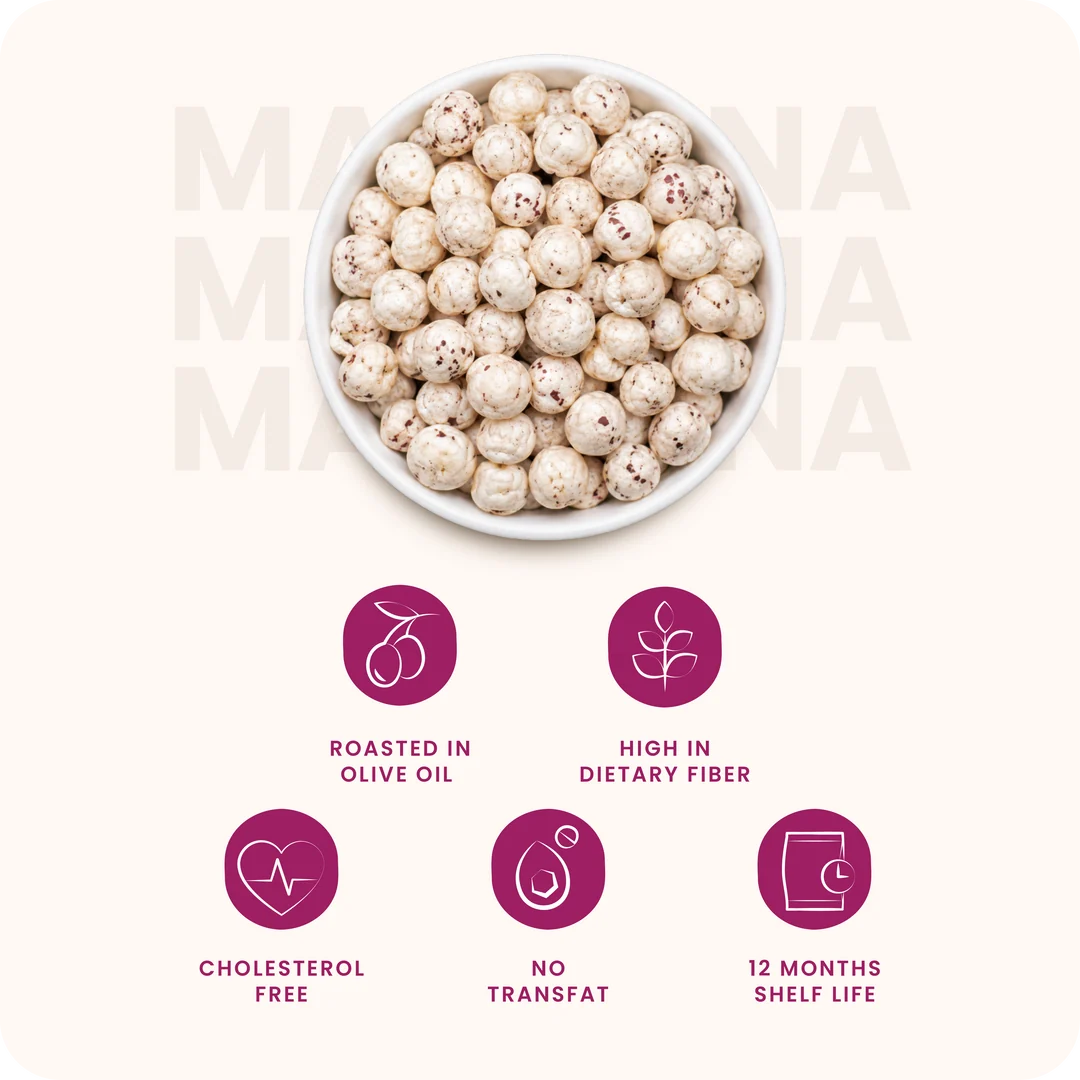 Makhana Himalayan Salt & Paper 60 g (15g x 4 Packs)
