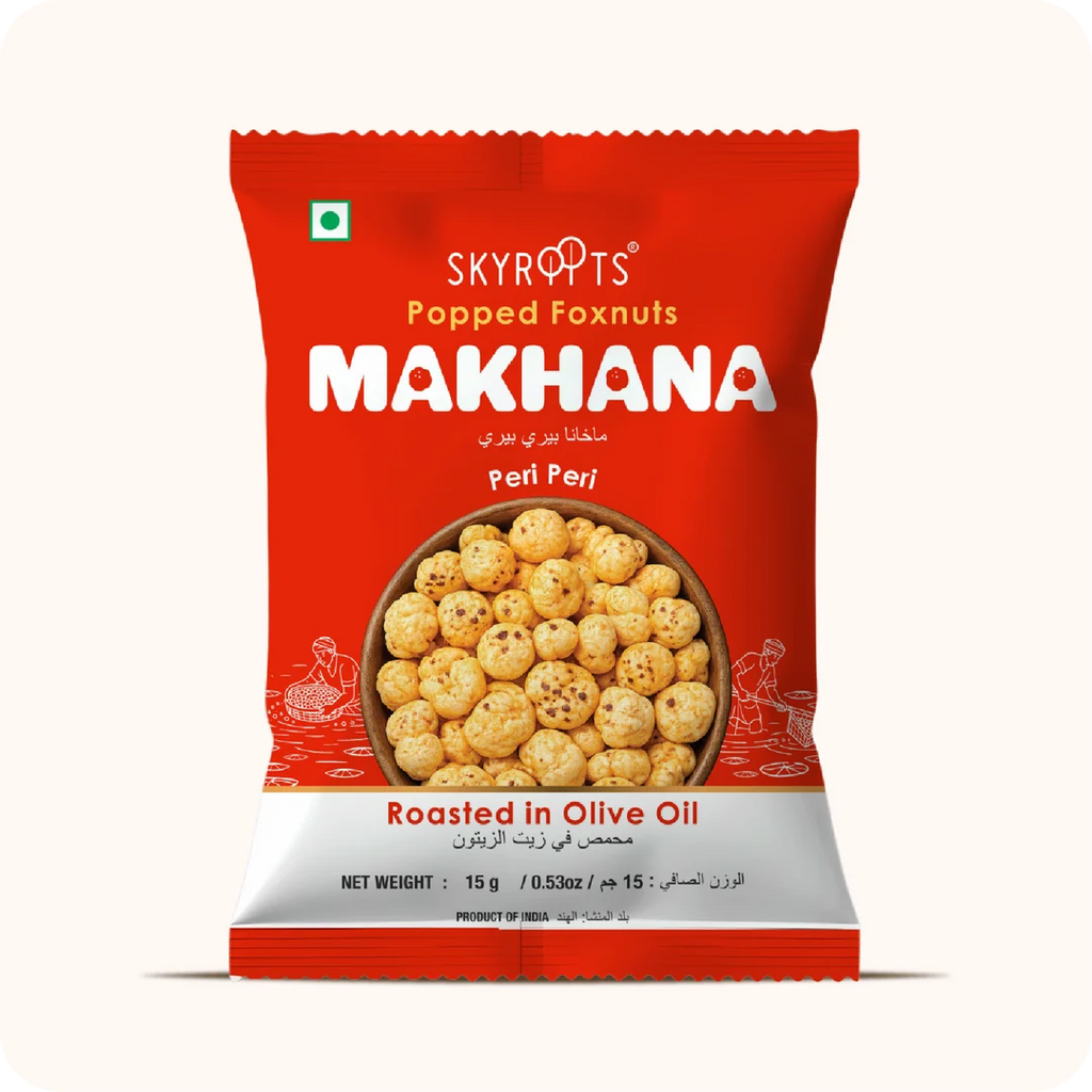 Makhana Peri Peri 60 g (15g x 4 Packs)