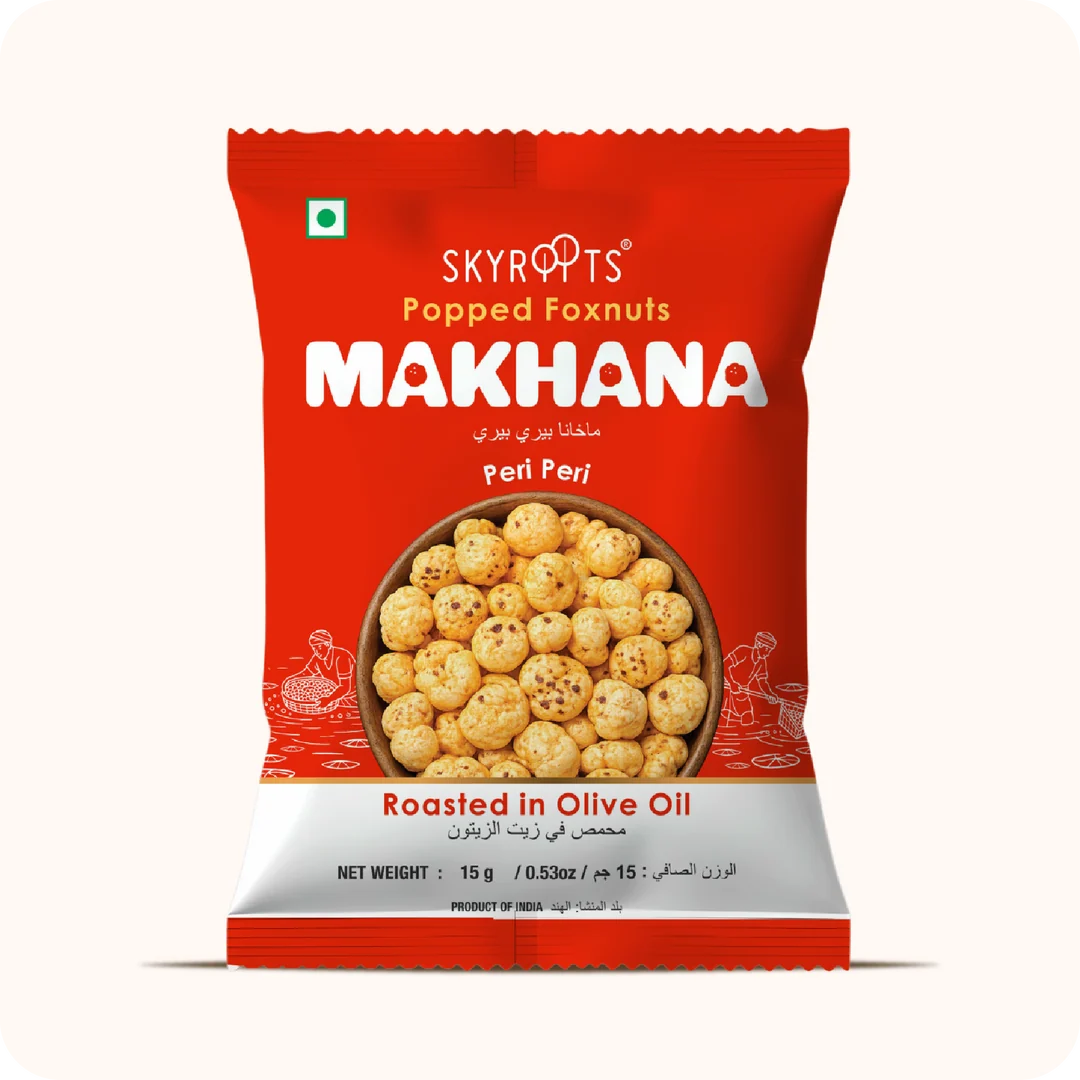 Makhana Peri Peri 60 g (15g x 4 Packs)