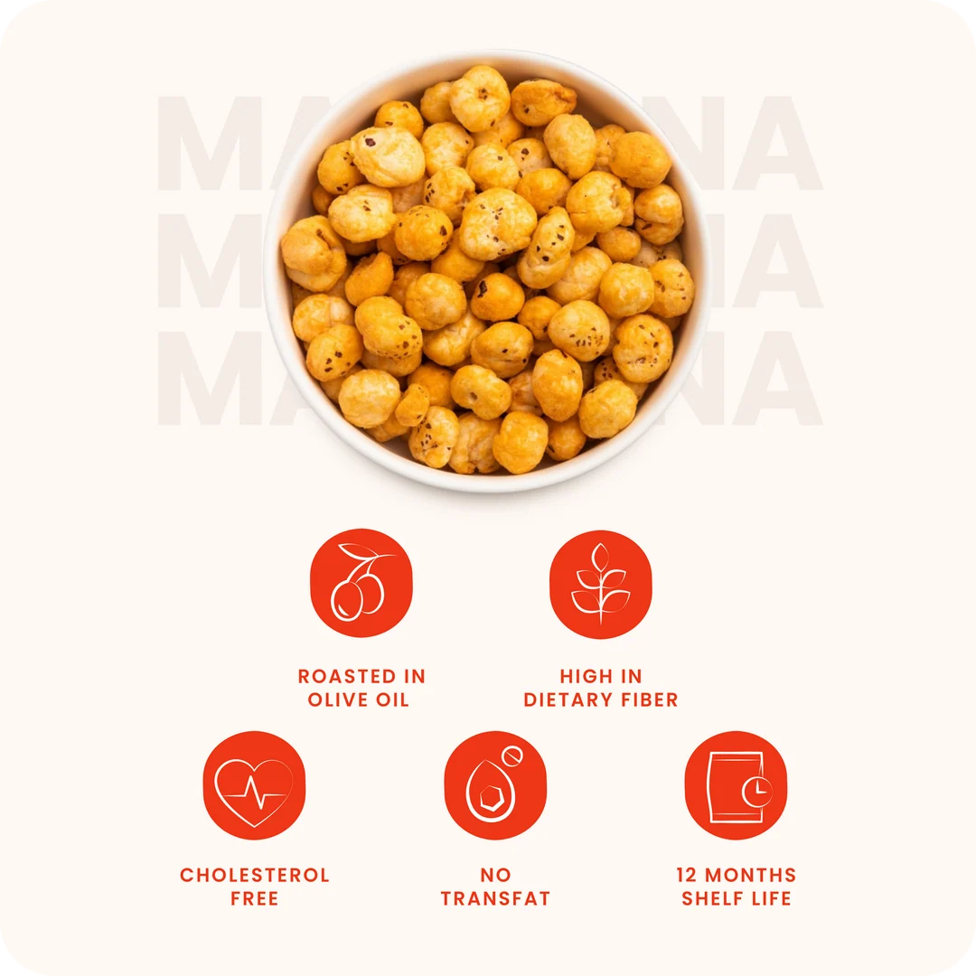 Makhana Peri Peri 60 g (15g x 4 Packs)