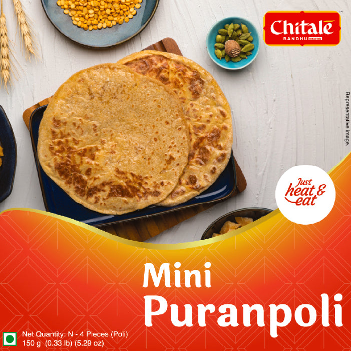 Mini Puran Poli - 4 pcs
