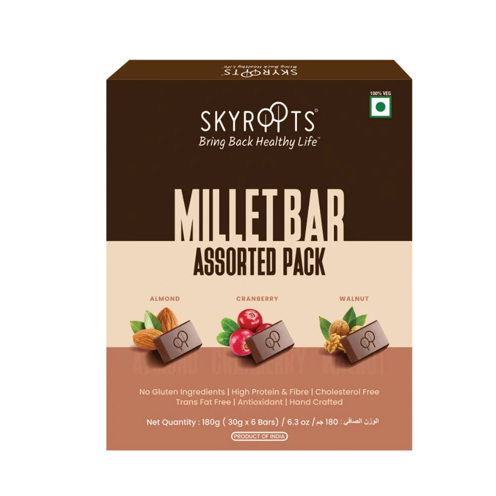 Assorted Millet Bars 180g (30g x 6 Packs)