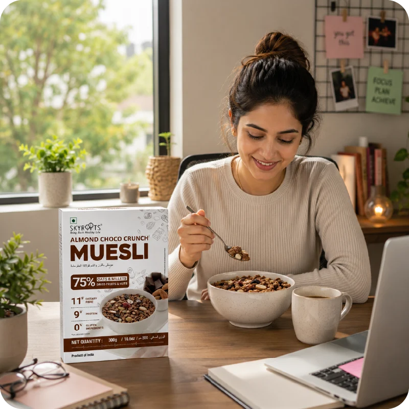 Almond Choco Crunch Muesli 300gm