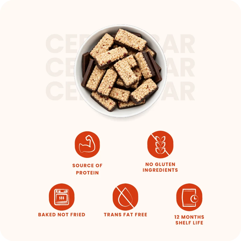 Cereal Bar Orange 150g (25g x 6 Packs)