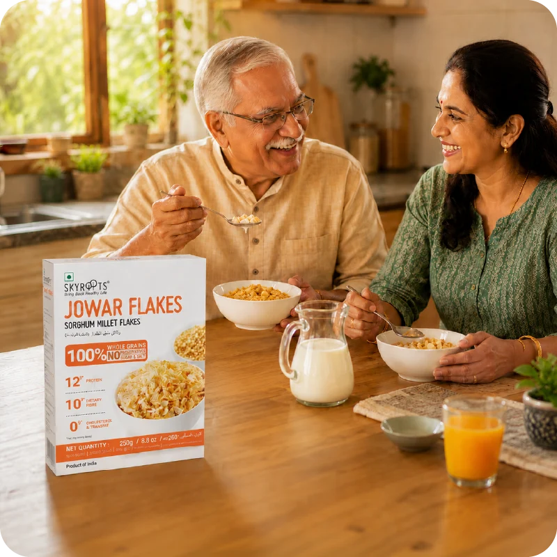 Jowar Flakes (Sorghum Millet Flakes) 250gm