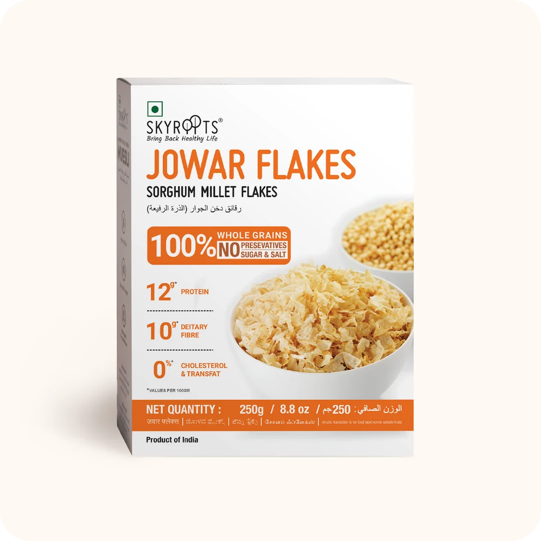 Jowar Flakes (Sorghum Millet Flakes) 250gm