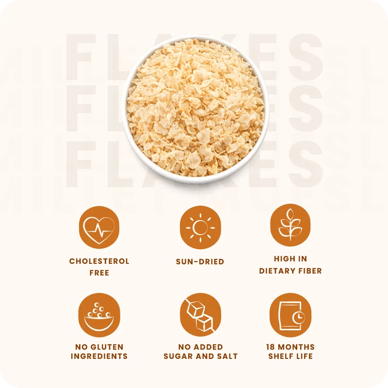 Jowar Flakes (Sorghum Millet Flakes) 250gm
