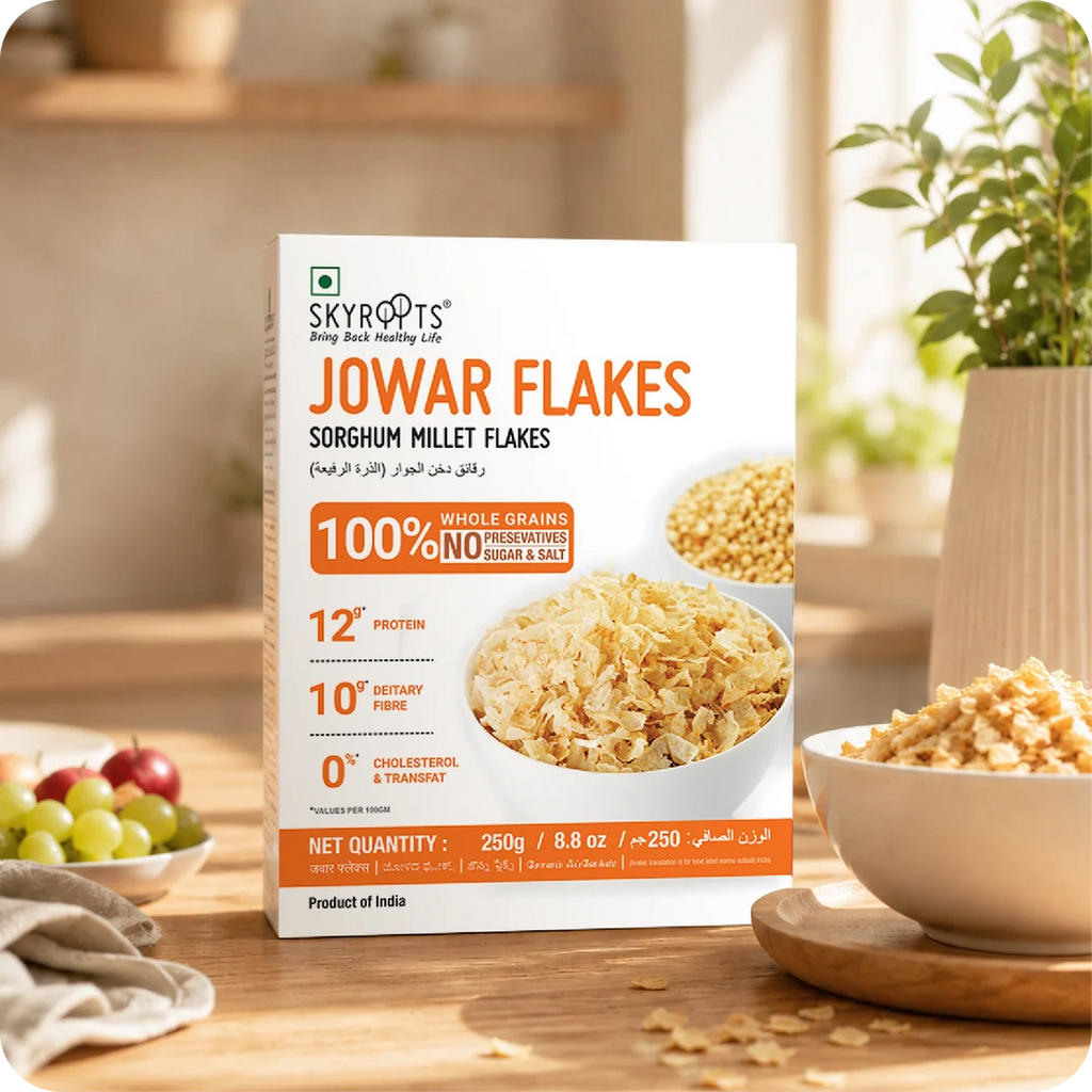 Jowar Flakes (Sorghum Millet Flakes) 250gm