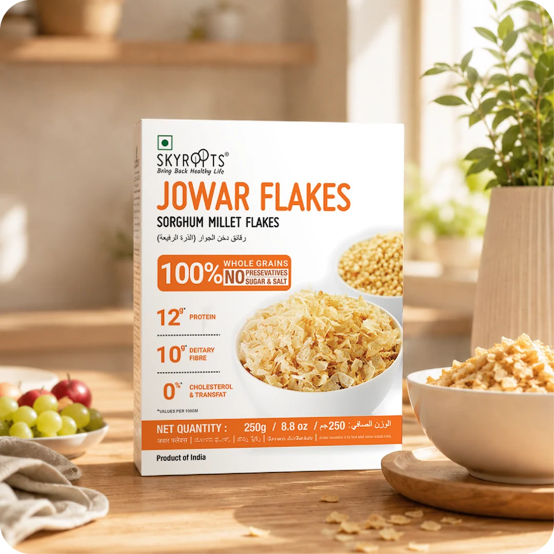 Jowar Flakes (Sorghum Millet Flakes) 250gm