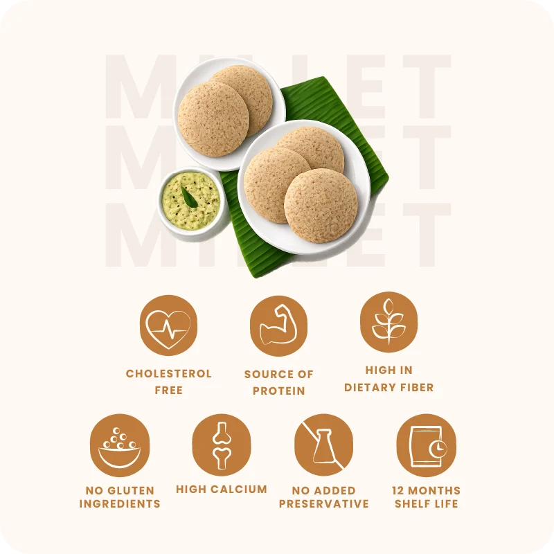 Jowar Idli Mix (Sorghum Millet) 300gm