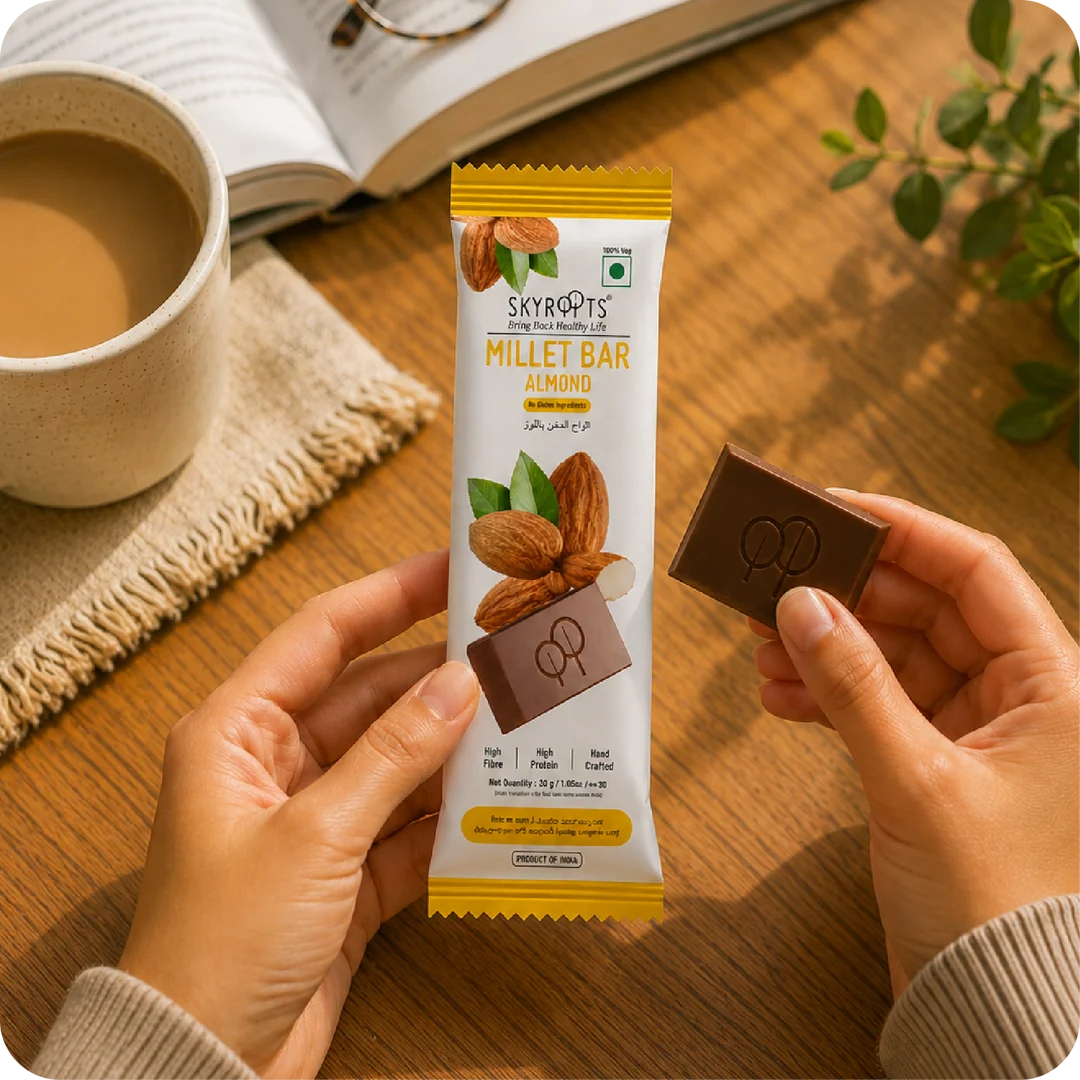 Millet Bar Almond 240gm (30gm x 8 nos)