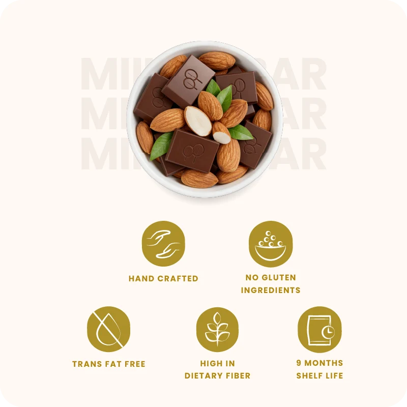 Millet Bar Almond 240gm (30gm x 8 nos)