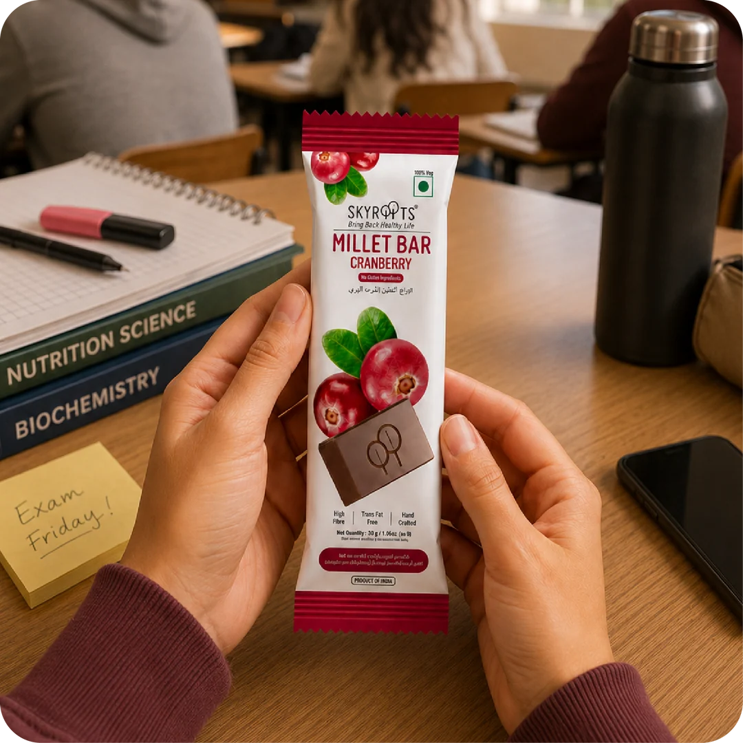 Millet Bar Cranberry 240gm (30gm x 8 packs)