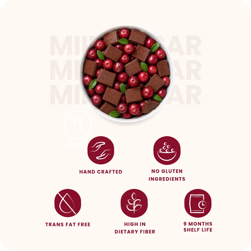 Millet Bar Cranberry 240gm (30gm x 8 packs)