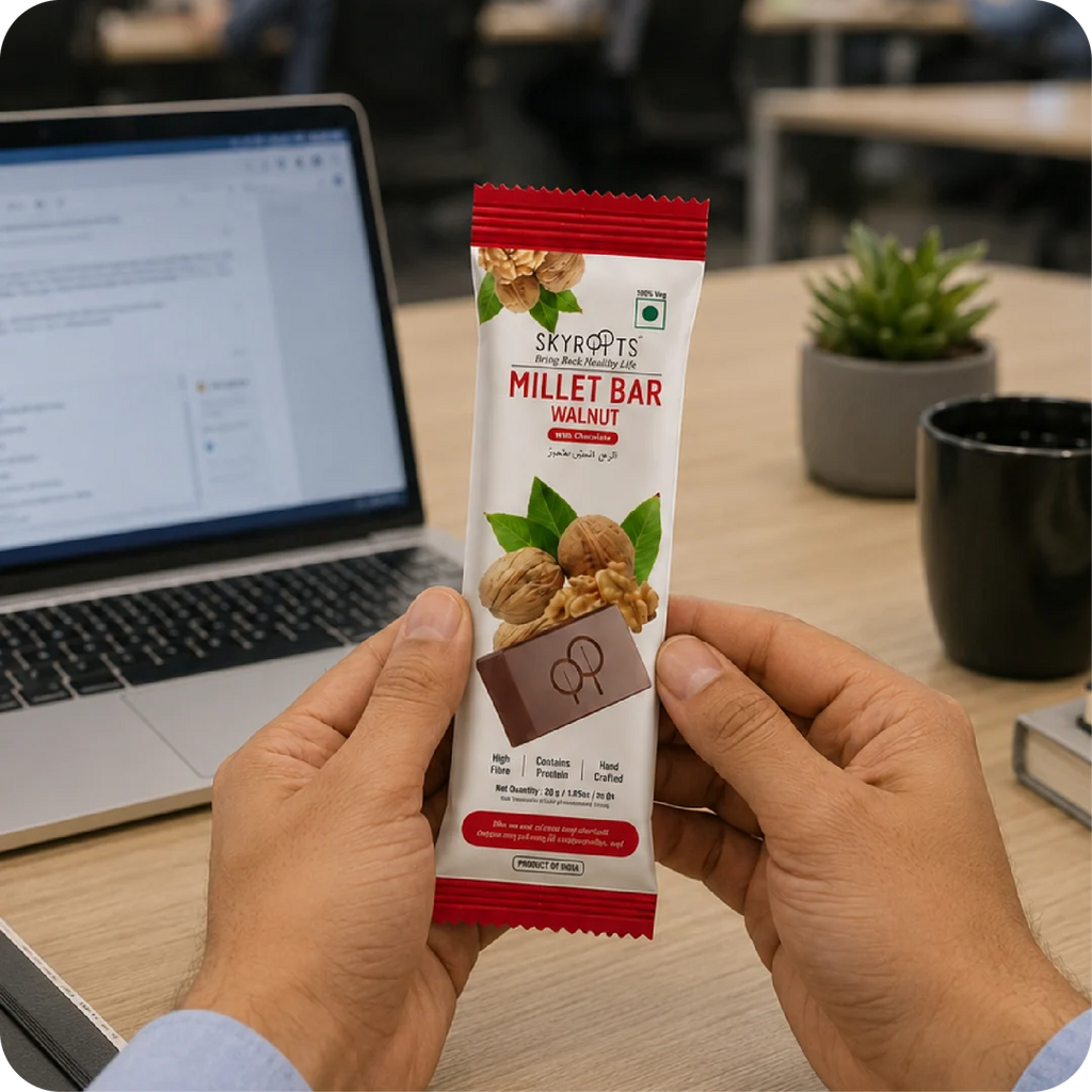 Walnut Millet Bar 240gm (30gm x 8 nos)