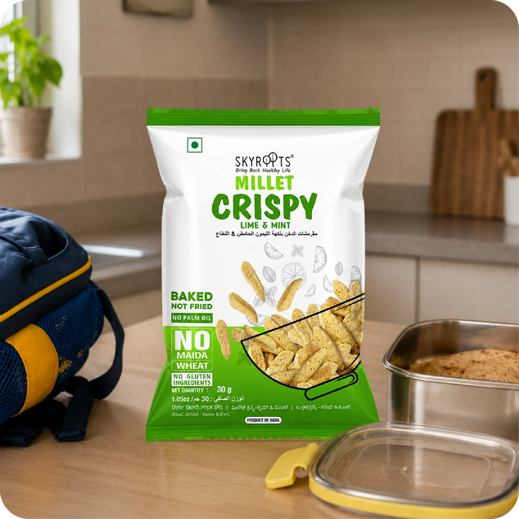 Millet Crispy Lime & Mint 300g (30g x 10 Packs)