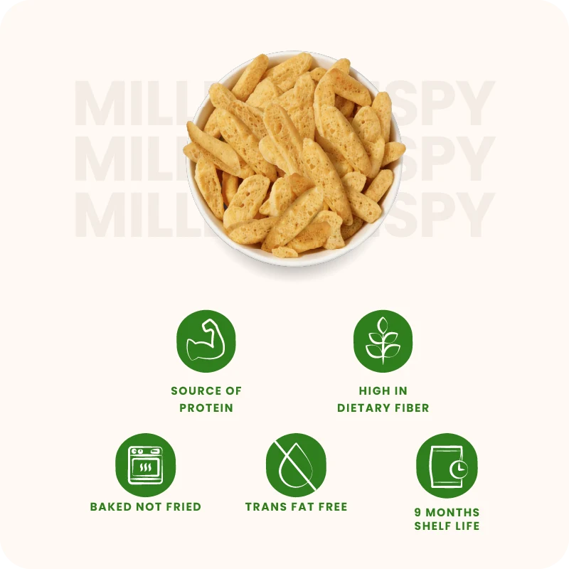 Millet Crispy Lime & Mint 300g (30g x 10 Packs)