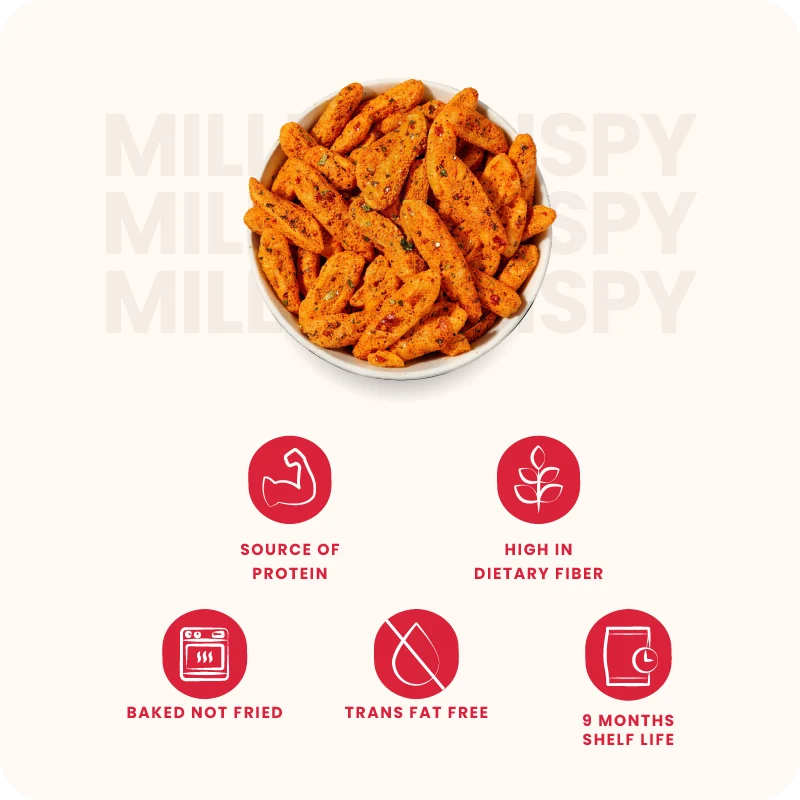 Millet Crispy Magic Masala 300 g (30g x 10 Packs)