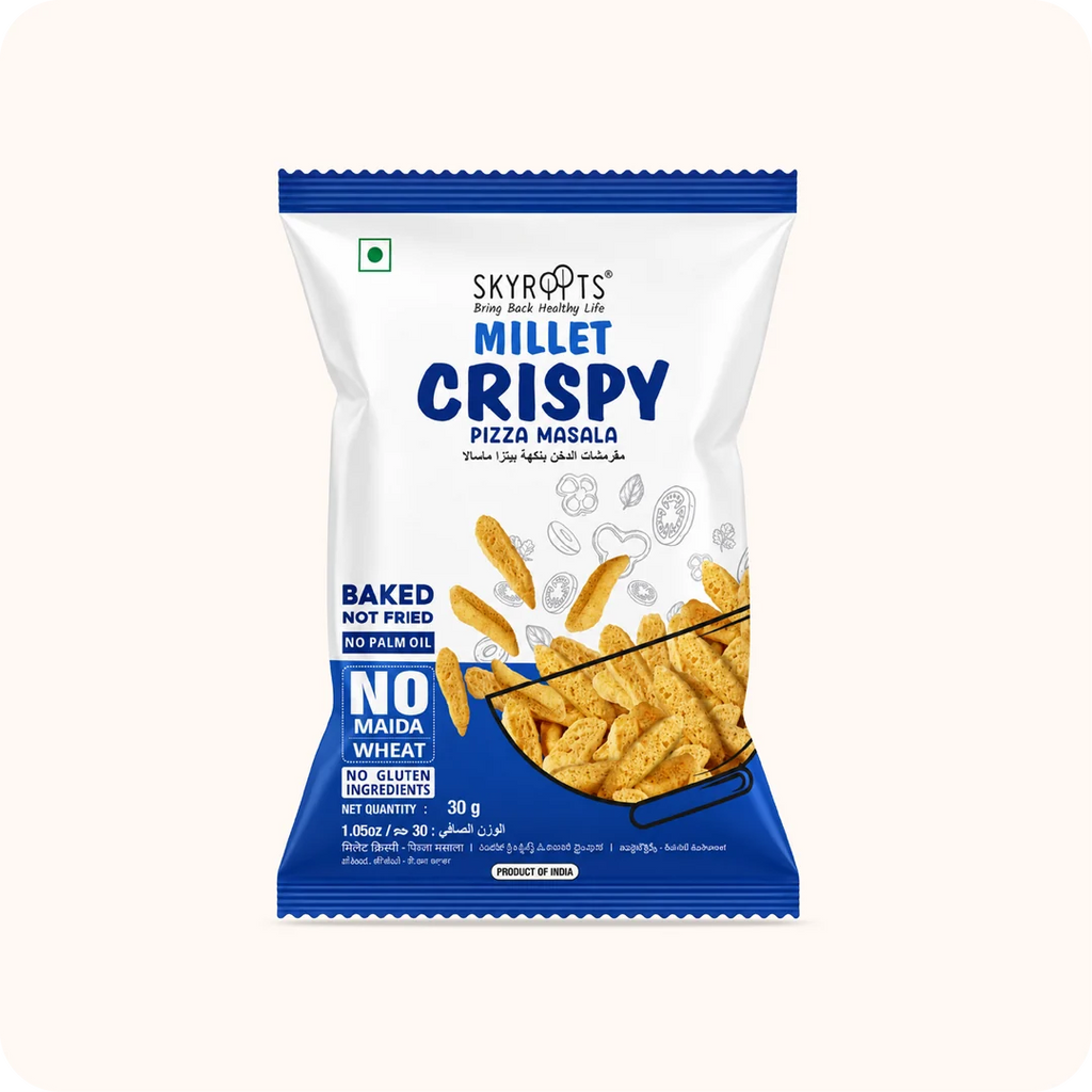 Millet Crispy Pizza Masala 300g (30g x 10 Packs)