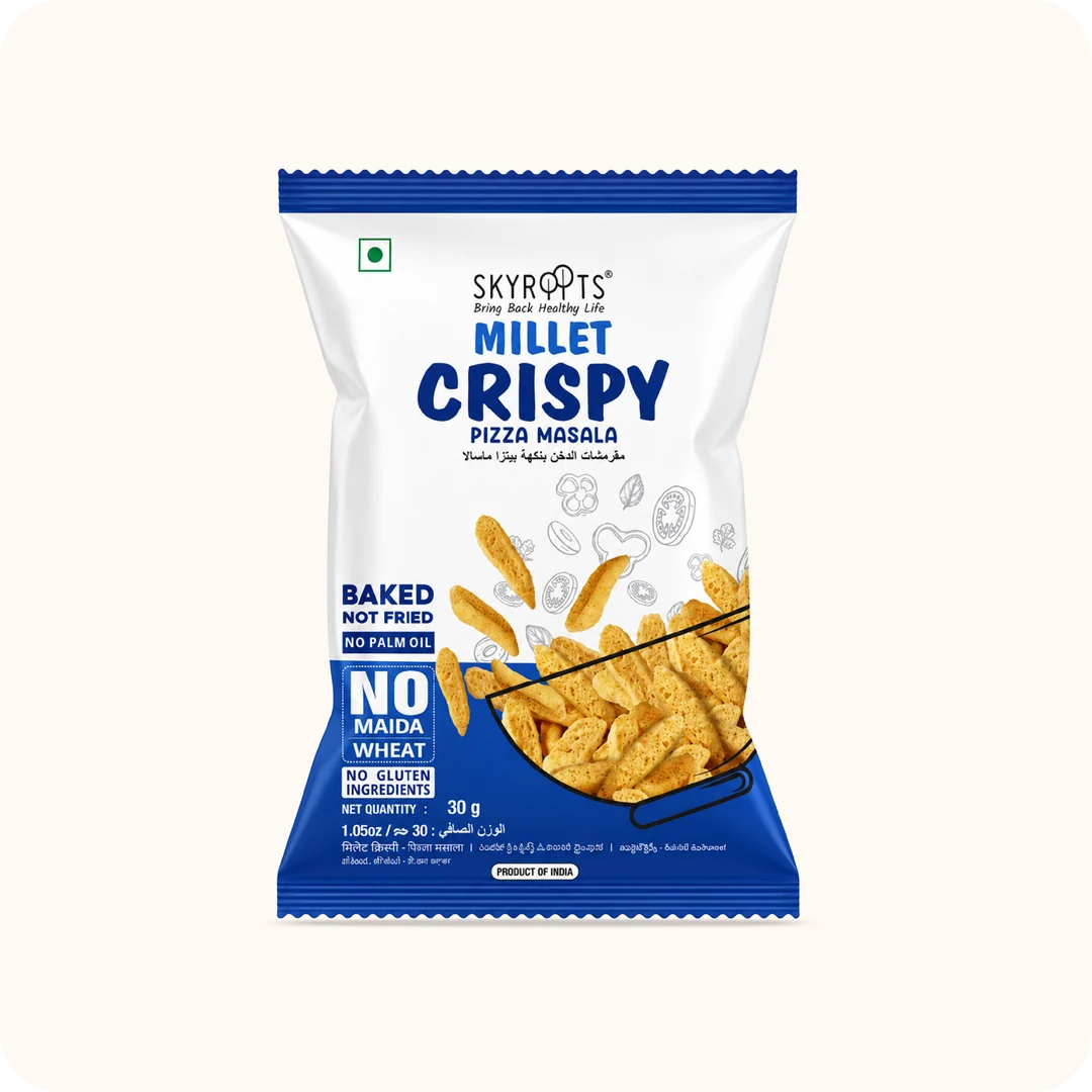 Millet Crispy Pizza Masala 300g (30g x 10 Packs)