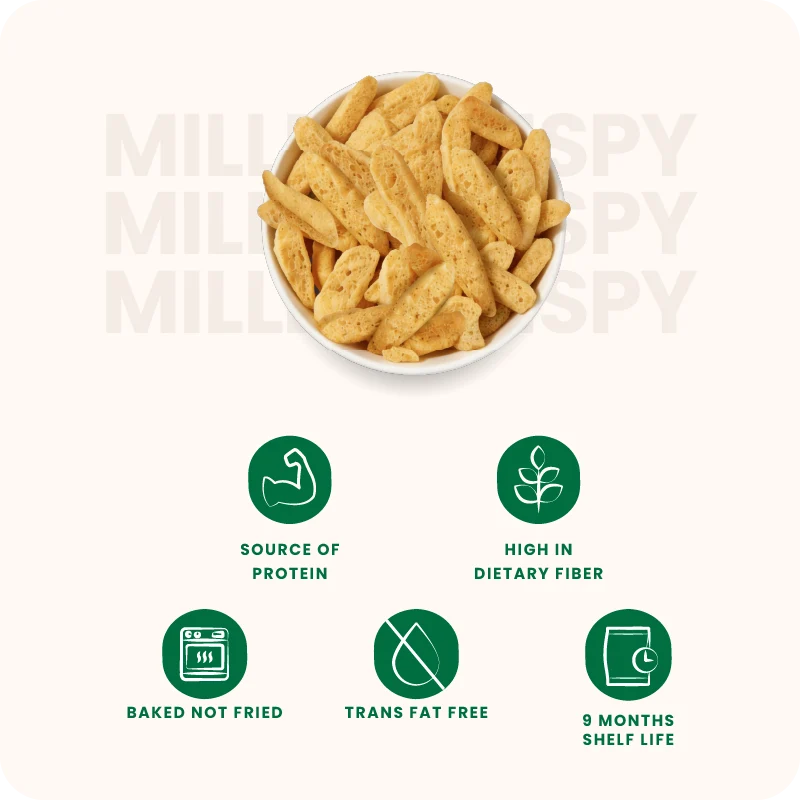 Millet Crispy Sour cream & Onion 300gm (30gm x 10 Packs)