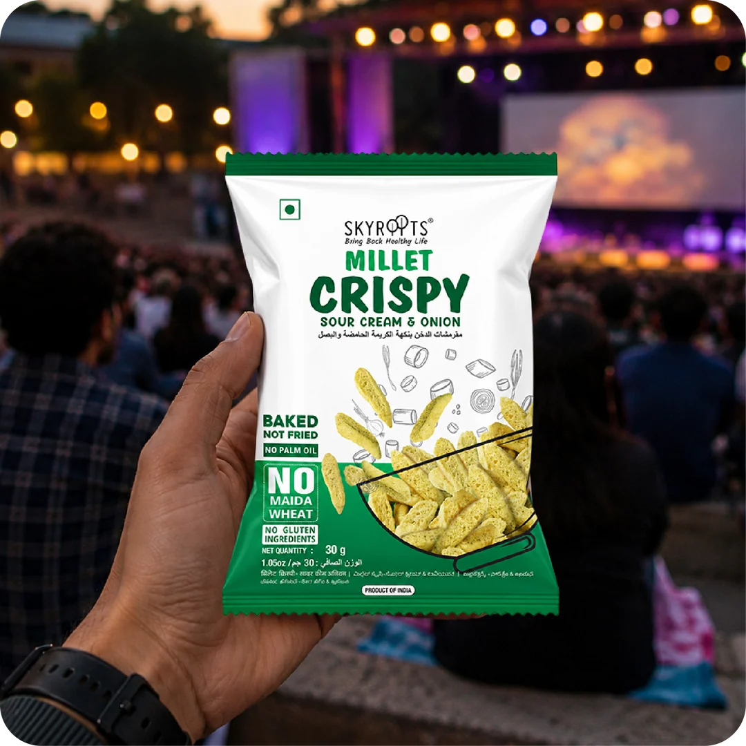 Millet Crispy Sour cream & Onion 300gm (30gm x 10 Packs)