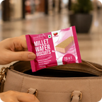 Millet Wafer Biscuits Strawberry 420g (70g x 6 Packs)