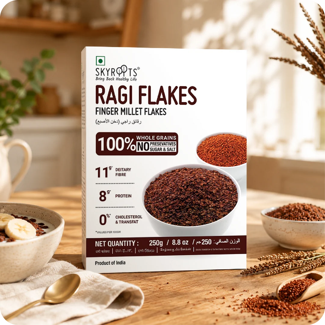 Ragi Flakes (Finger Millet Flakes) 250gm