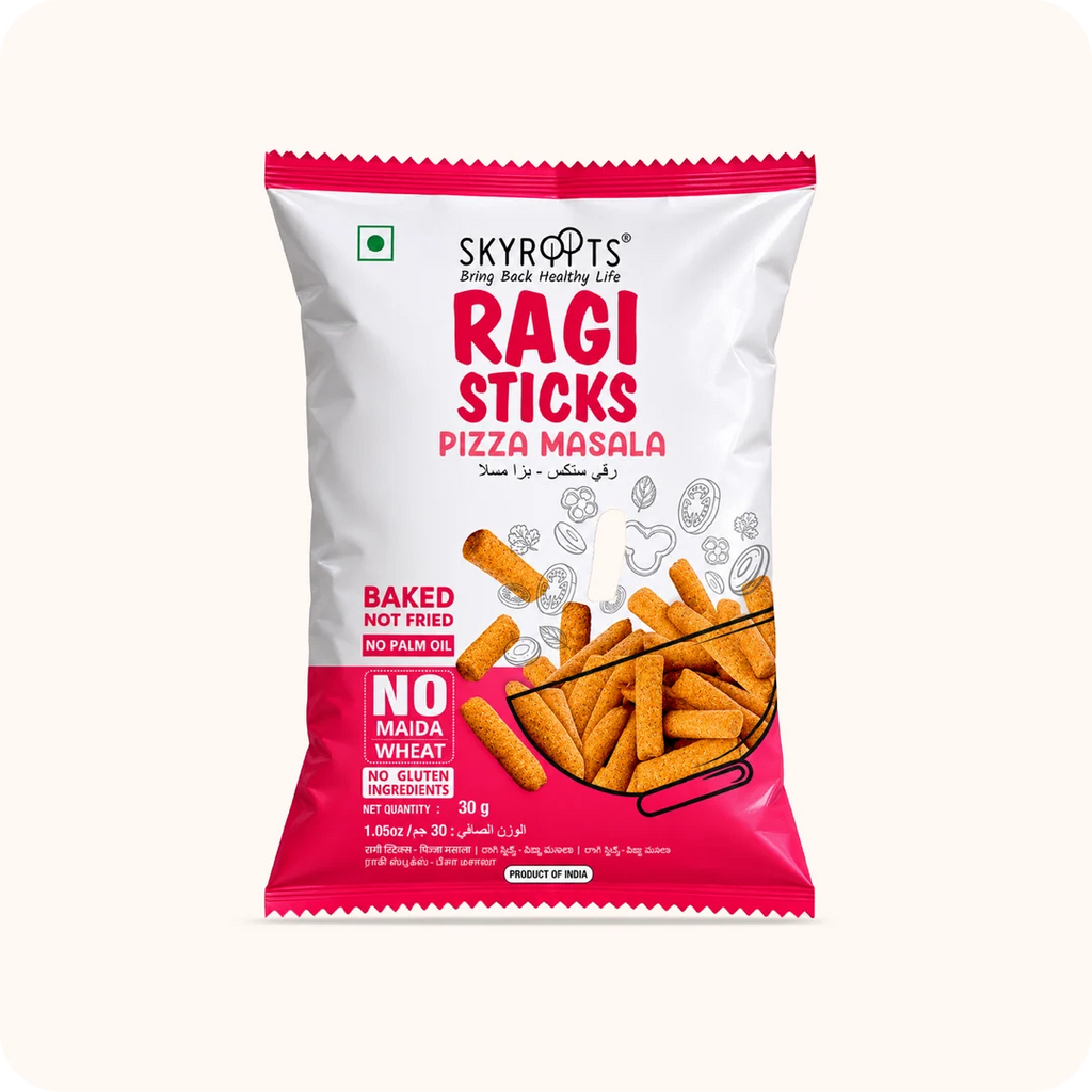 Millet Ragi Sticks Pizza Masala 300g (30g x 10 Packs)