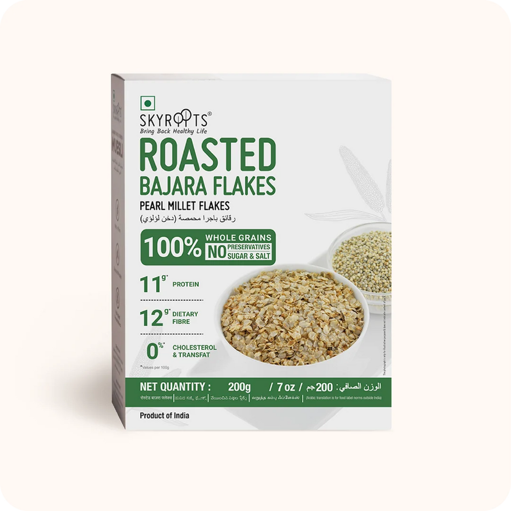 Roasted Bajara Flakes (Pearl Millet Flakes) 200gm