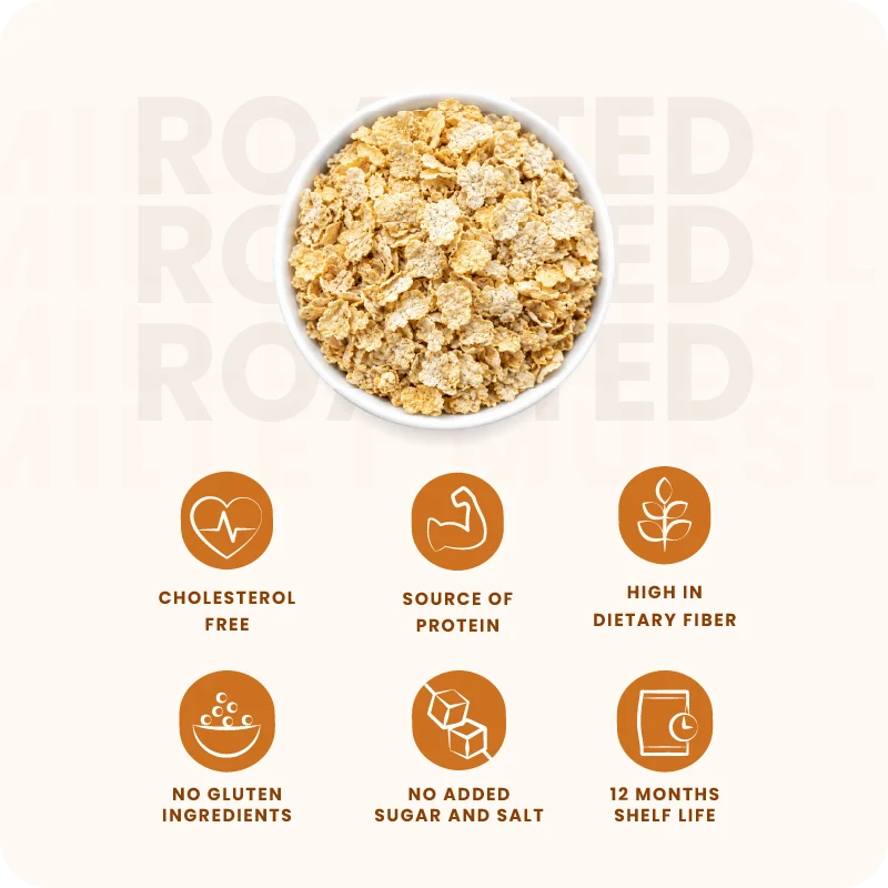 Roasted Jowar Flakes (Sorghum Millet Flakes) 200gm